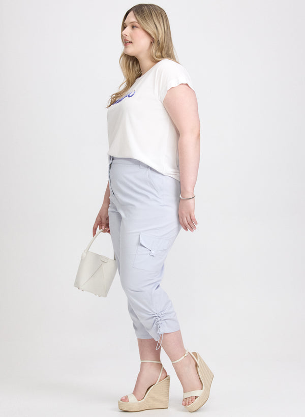 Laura Drawstring Hem Capris