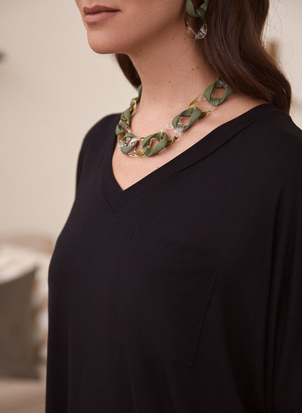 laura Drop Shoulder Oversized Tee