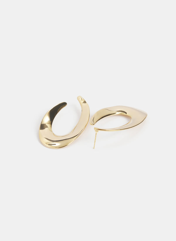 Laura Elongated Hoop Earrings