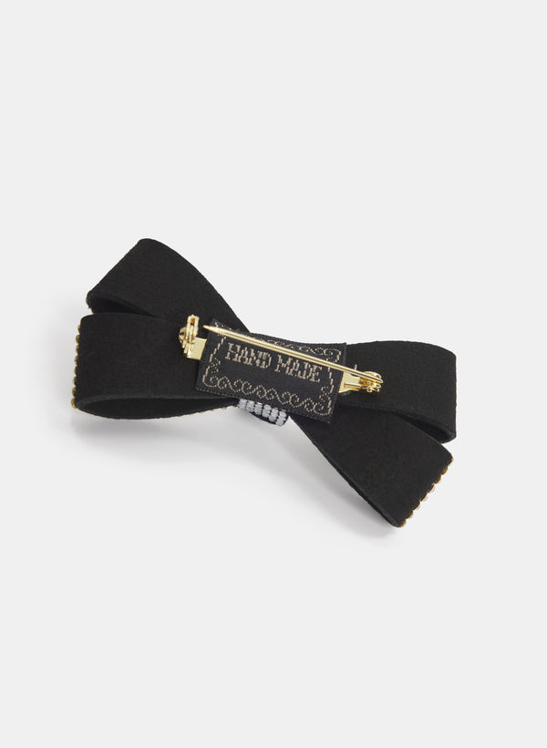 Laura Embellished Bow Brooch