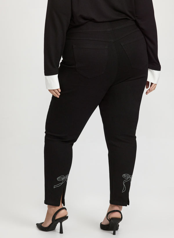 Laura Embellished Bow Detail Jeans