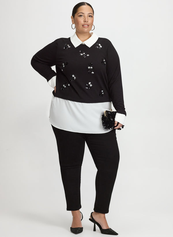 Laura Embellished Bow Detail Jeans