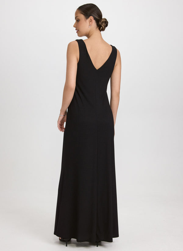 Laura Embellished Cowl Neck Dress