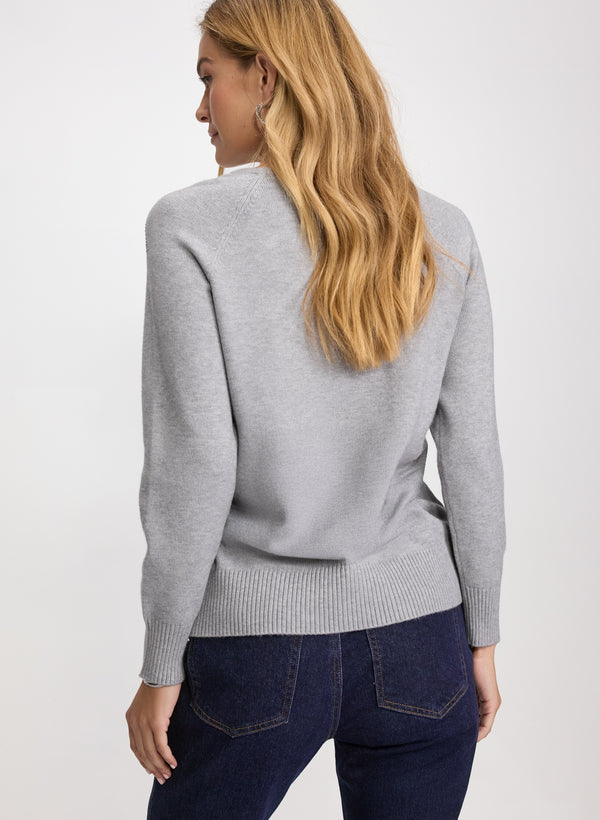 Laura Embellished Floral Sweater