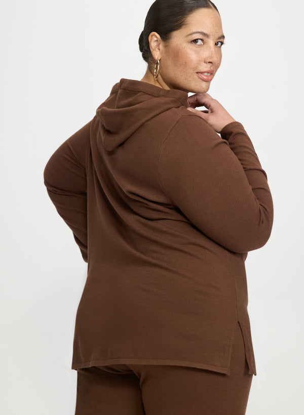 Laura Embellished Hooded Pullover