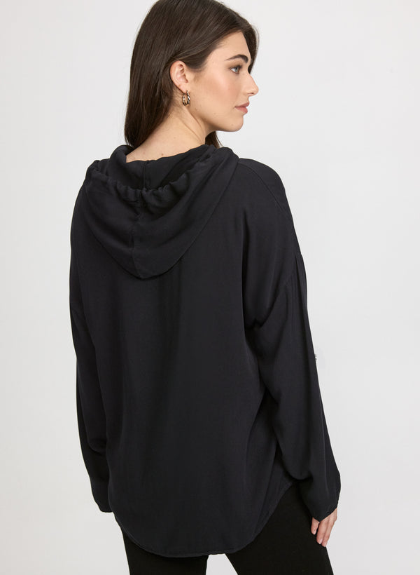 Laura Embellished Hooded Top