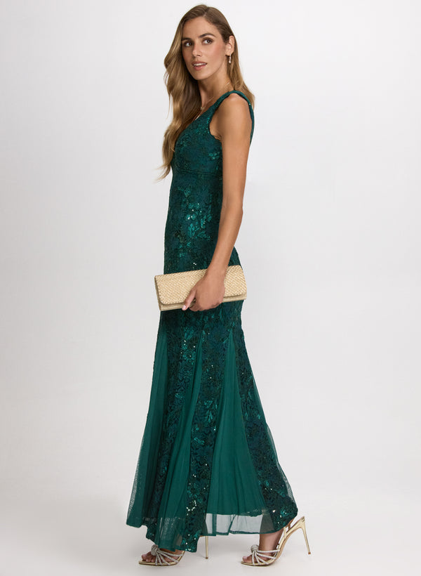 Laura Embellished Lace Dress