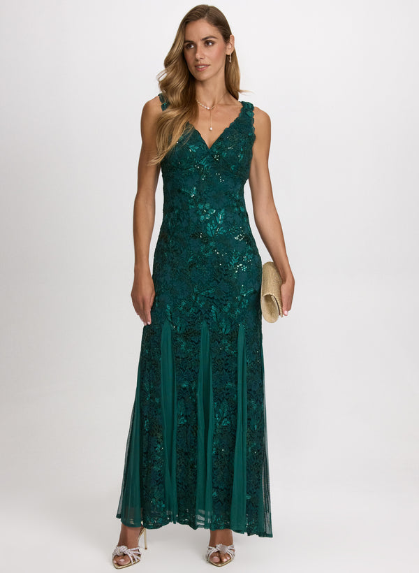 laura Embellished Lace Dress