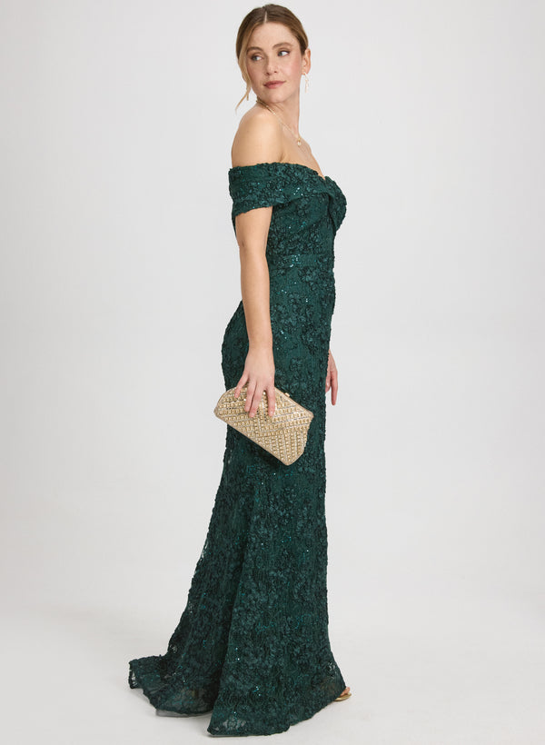 Laura Embellished Lace Dress