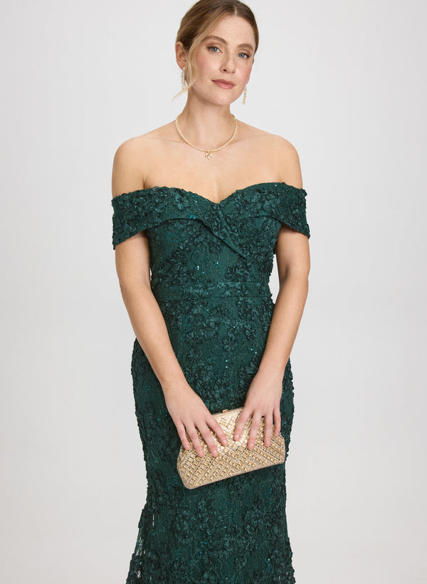 Laura Embellished Lace Dress