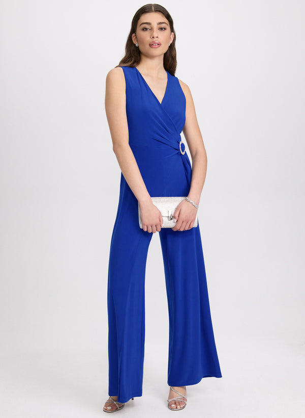 laura Embellished Wide-Leg Jumpsuit
