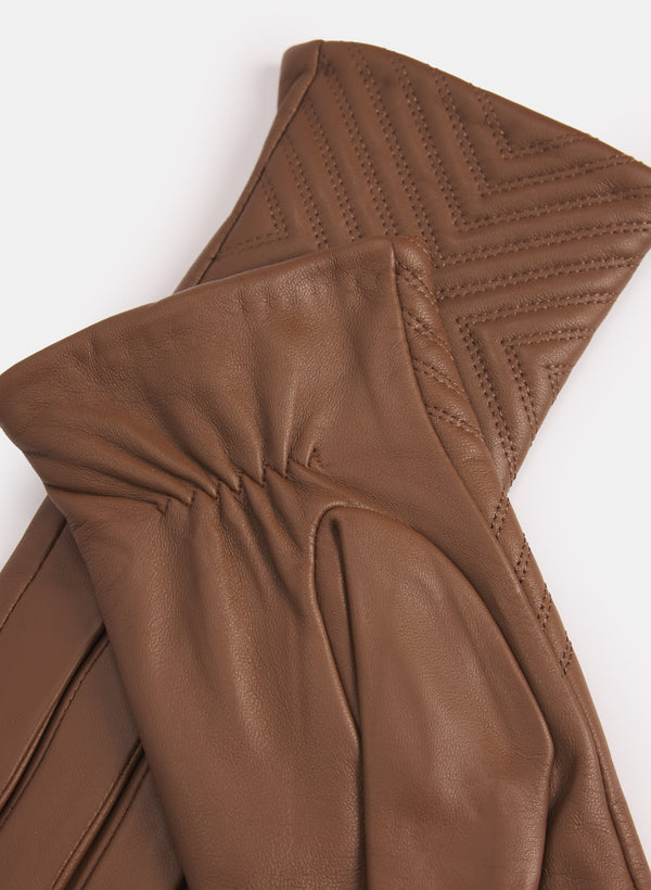 Laura Embossed Sheepskin Gloves