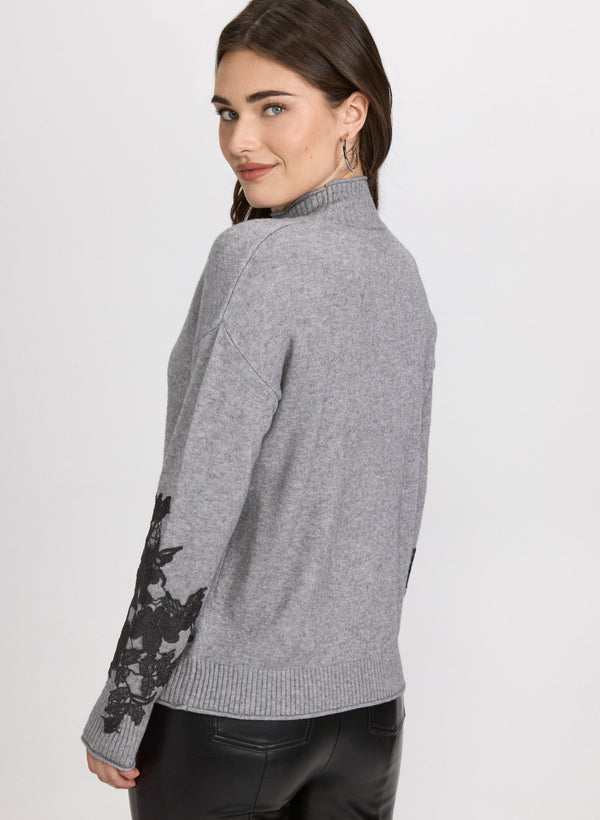 Laura Embroidered Detail Pullover