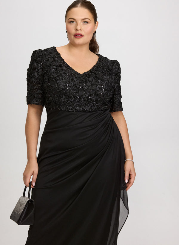 Laura Embroidered Empire Waist Dress