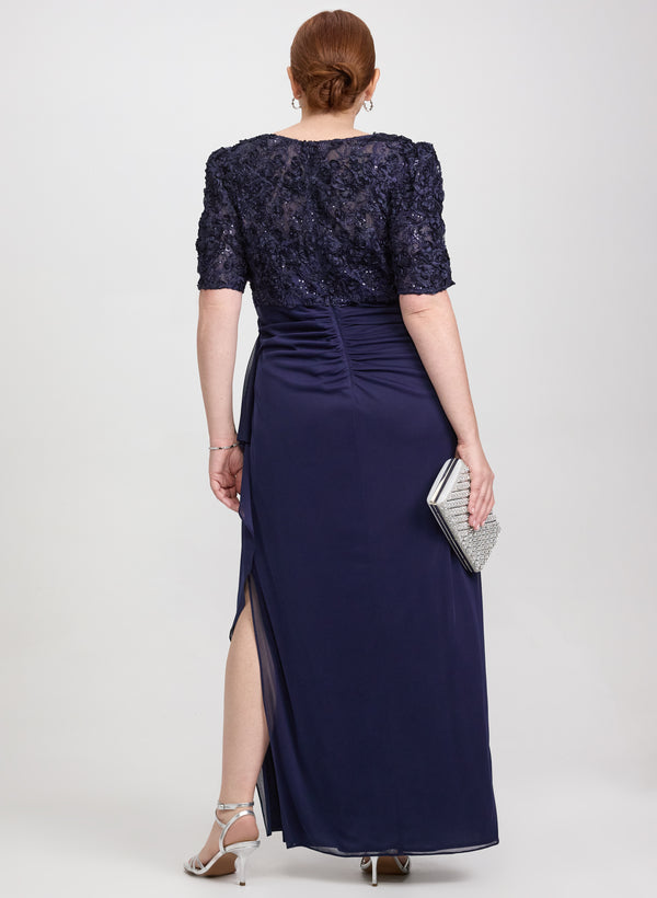 Laura Embroidered Empire Waist Dress