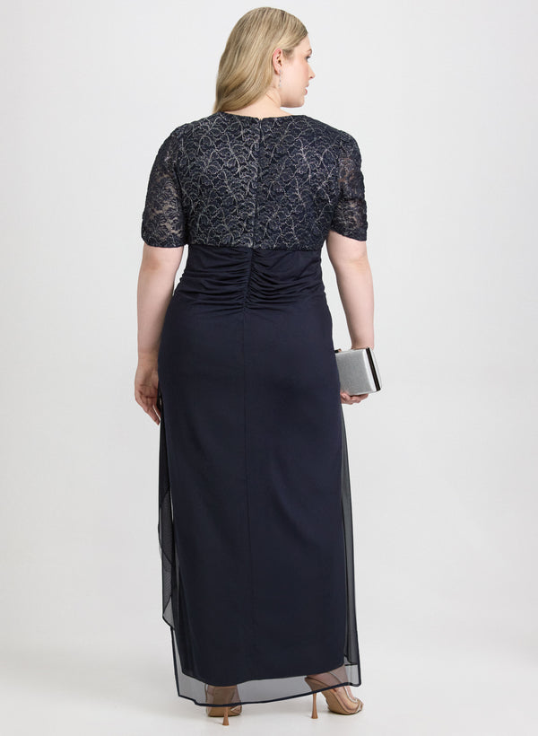 Laura Embroidered Lace Bodice Dress