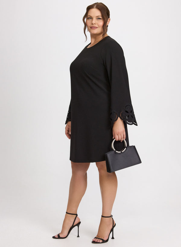 Laura Embroidered Sleeve Dress