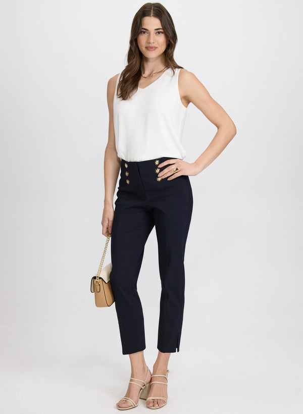 Laura Emma Button Detail Pants