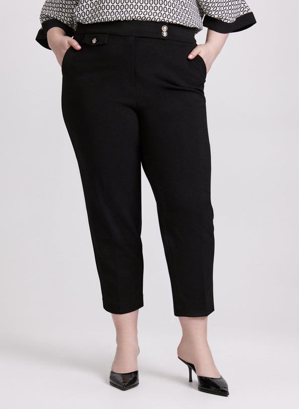 laura Emma Slim-Leg Pants