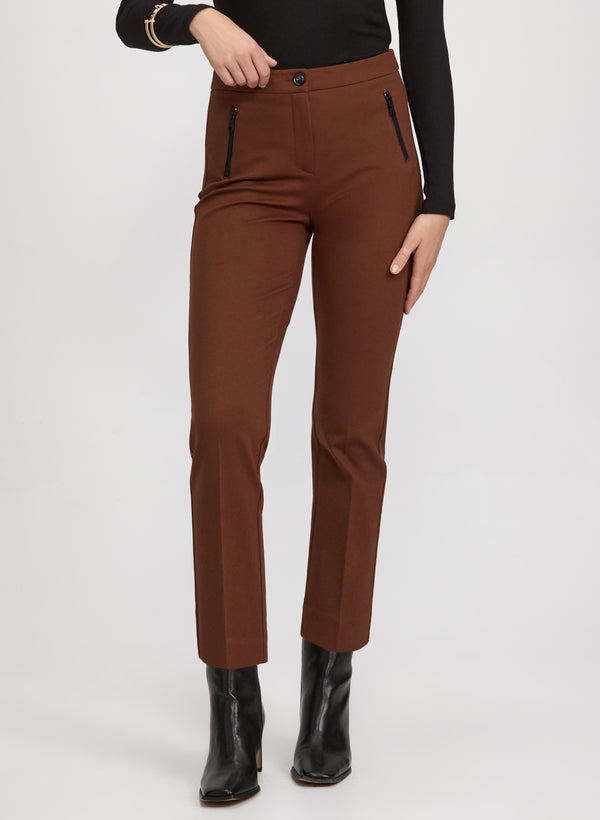 laura Emma Slim-Leg Pants