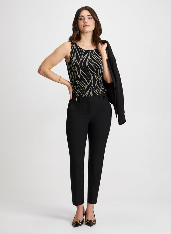 Laura Emma Slim-Leg Pants - Regular