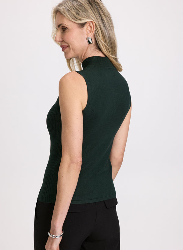 Laura Essential Mock Neck Tank Top