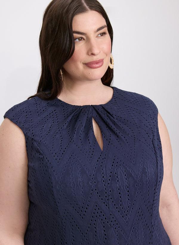 Laura Eyelet Embroidered Dress