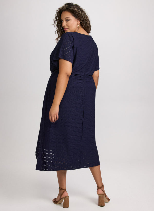 Laura Eyelet Midi Dress