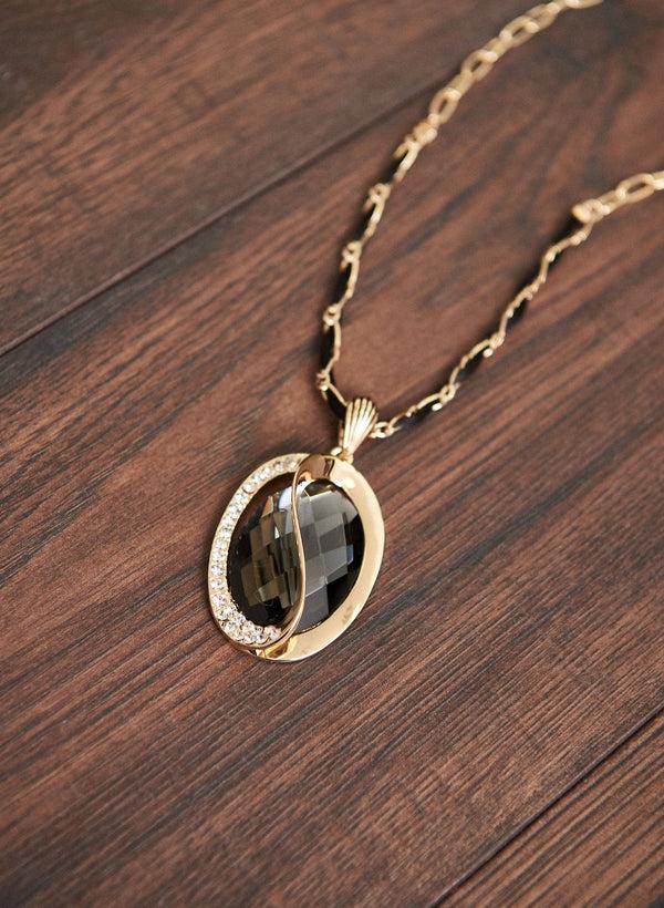 Laura Faceted Stone Necklace