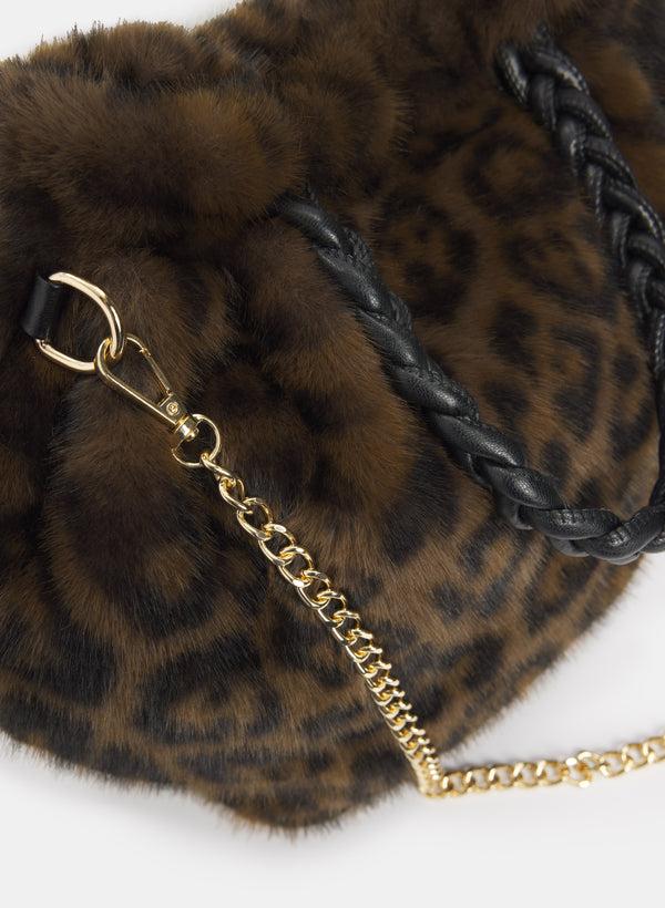 Laura Faux Fur Handbag