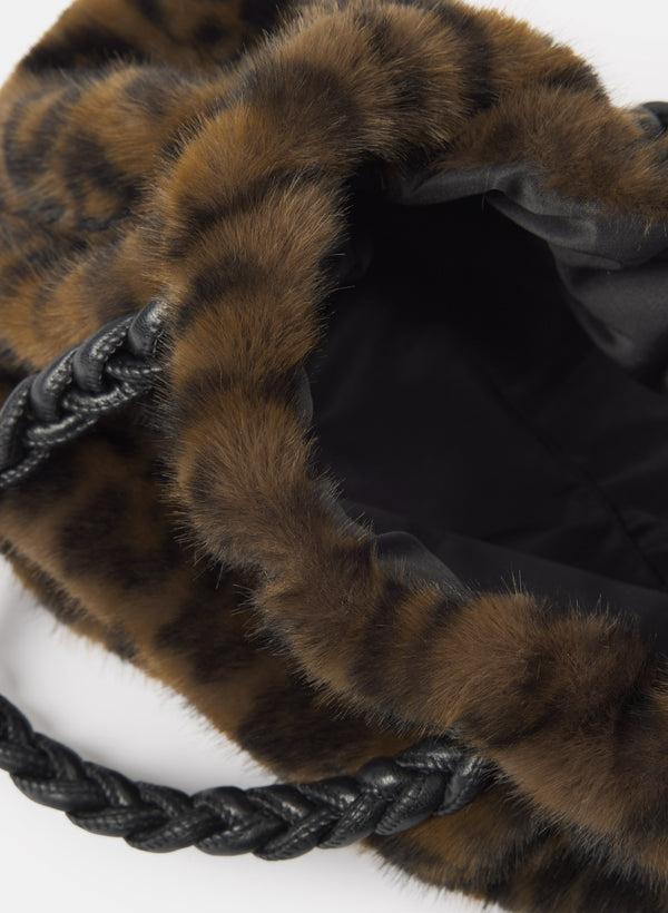 Laura Faux Fur Handbag