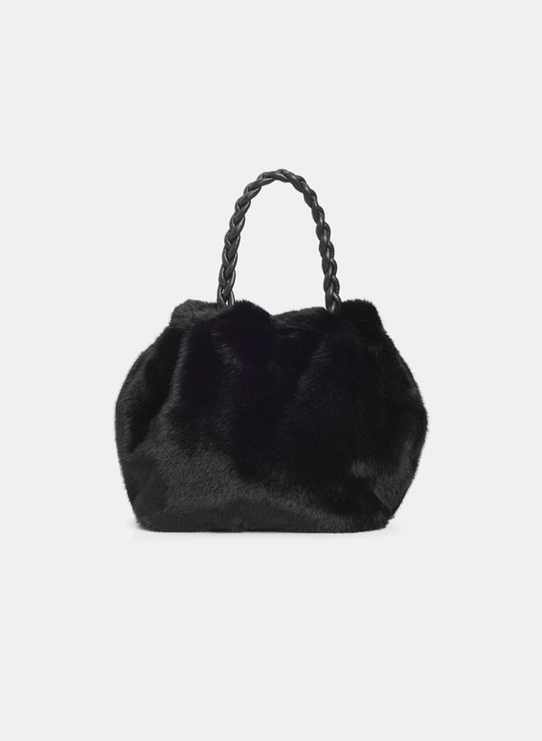 laura Faux Fur Handbag