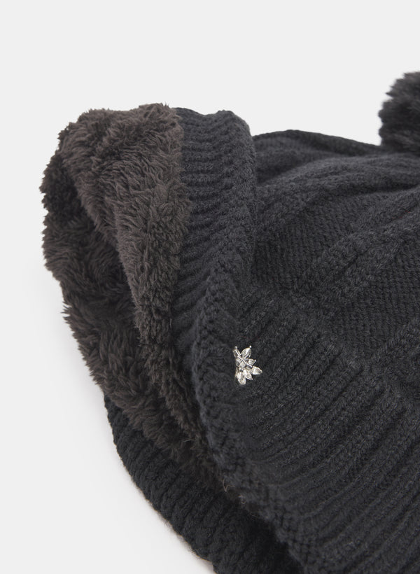 Laura Faux-Fur Lined Tuque