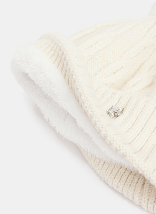 Laura Faux-Fur Lined Tuque