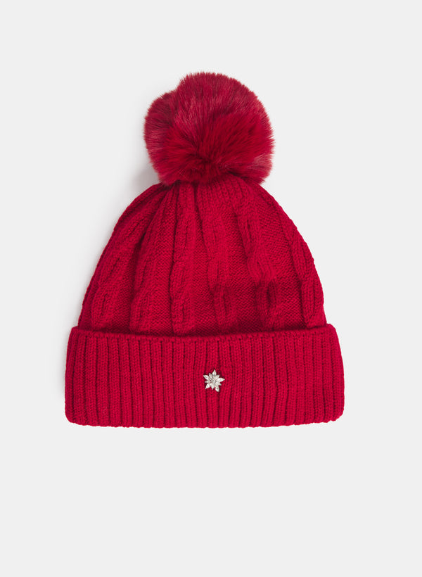 laura Faux-Fur Lined Tuque