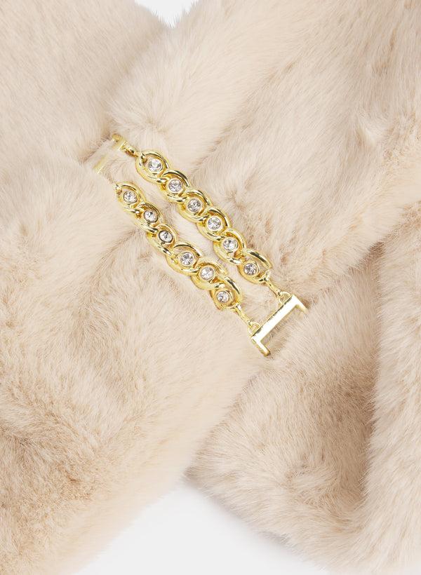 Laura Faux Fur Scarf