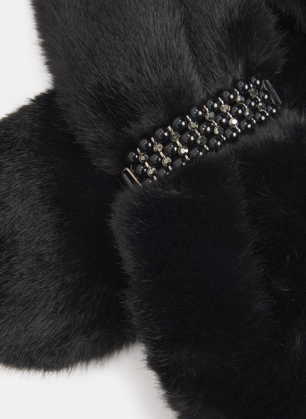 Laura Faux Fur Scarf