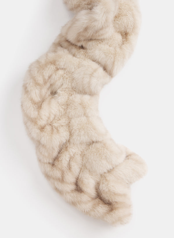 Laura Faux Fur Scarf