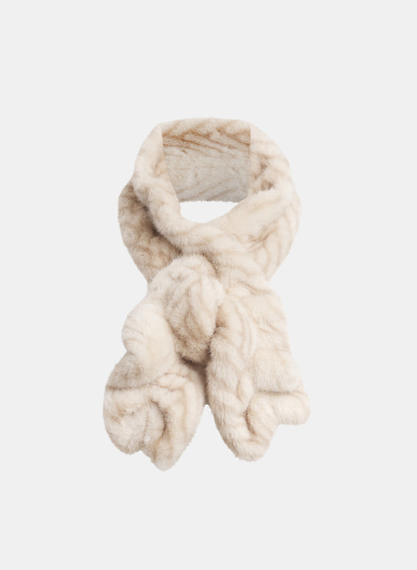 laura Faux Fur Scarf