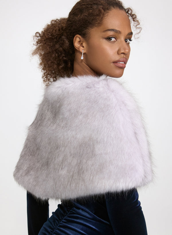 Laura Faux-Fur Stole