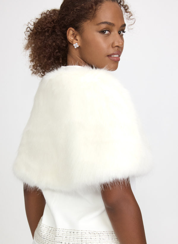 Laura Faux-Fur Stole