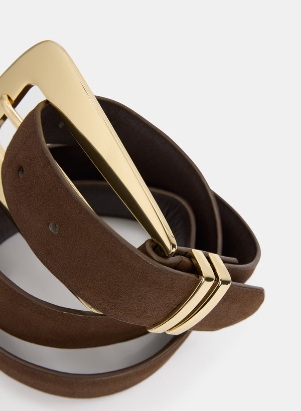 Laura Faux-Suede Belt