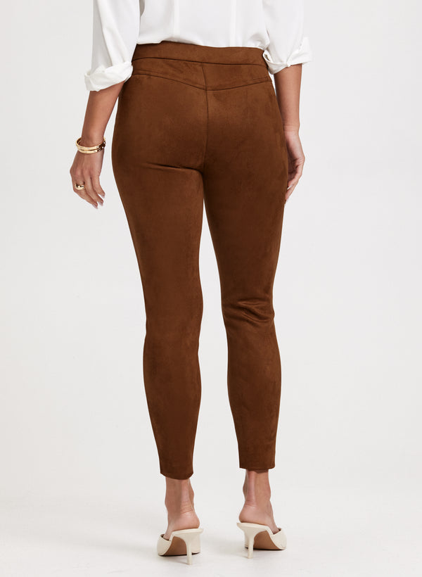 Laura Faux-Suede Chloe Leggings
