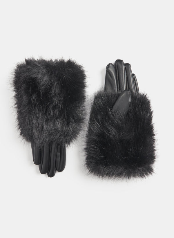 laura Faux-Suede Gloves