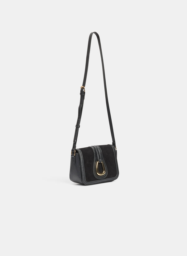 Laura Faux-Suede Handbag