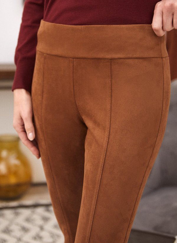 Laura Faux Suede Leggings