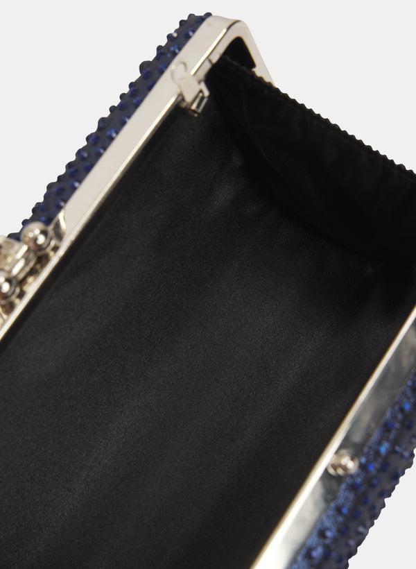 Laura Filigree Floral Embellished Clutch