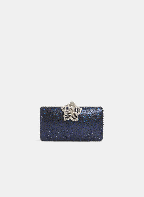 laura Filigree Floral Embellished Clutch