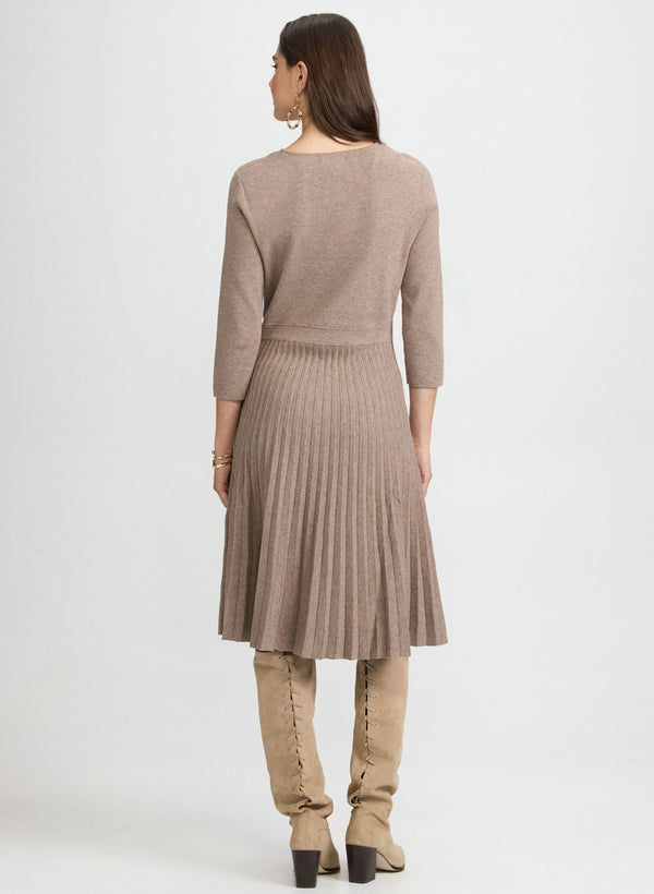 Laura Fit & Flare Knit Dress