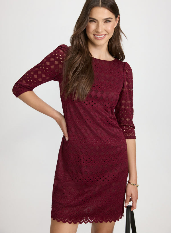 Laura Fitted Lace Dress